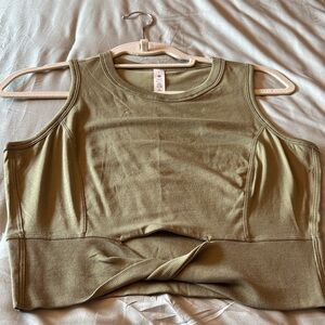 NWT Lululemon Olive Green Women's Tank Top